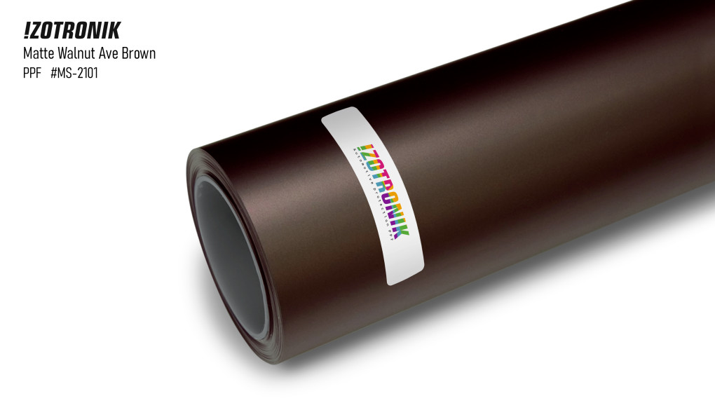 IZOTRONIK PPF Matte Walnut Ave Brown / MS-2101