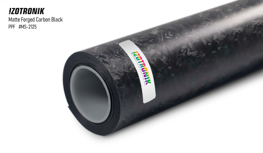 IZOTRONIK PPF Matte Forged Carbon Black / MS-2125